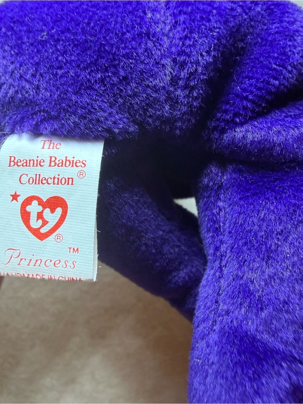 Vintage Rare TY Inc 1997 Princess Diana Bear Tush Tag Errors First Edition - Picture 10 of 11
